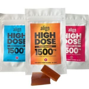 Align THC 1500mg High Dose Gummies (2pcs)