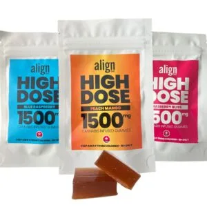 Align THC 1500mg High Dose Gummies (2pcs)