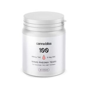 Canna Bliss Phoenix Tears Capsules – 100mg THC (30 pack)