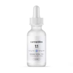 Canna Bliss Tincture 1:1 THC/CBD Tincture – (1000mg)