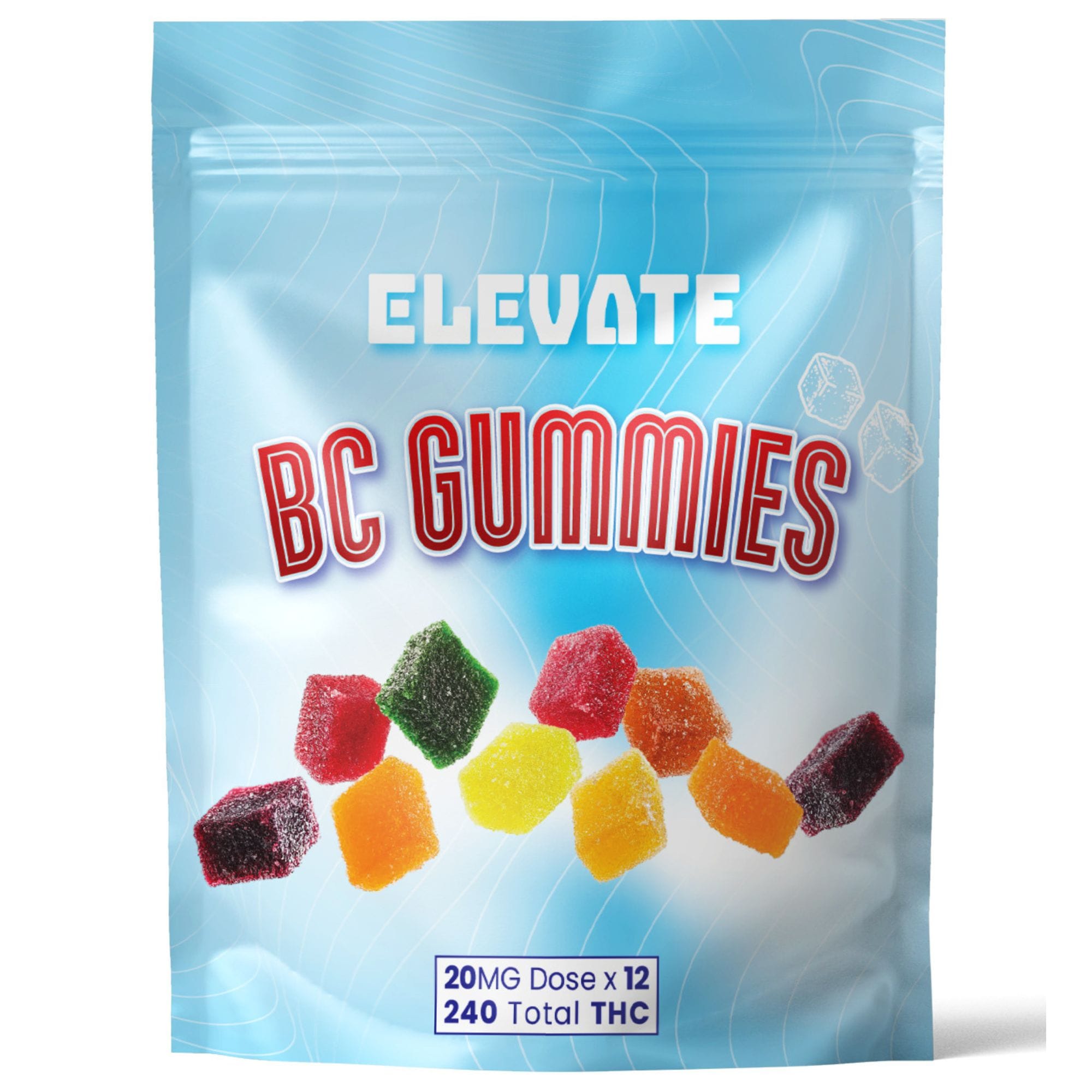 Elevate BC Gummies THC 240 MG (12pcs)