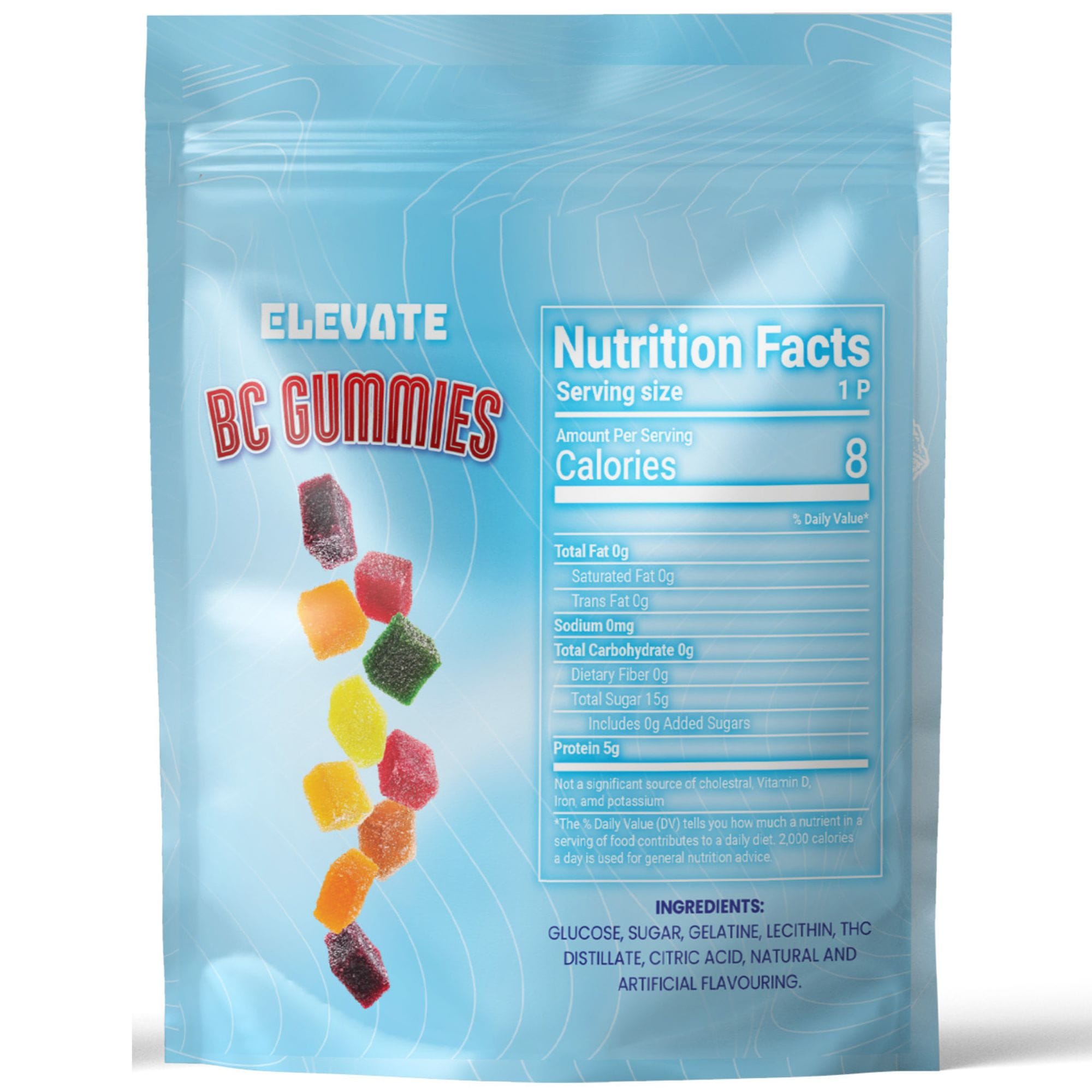 Elevate BC Gummies THC 240 MG (12pcs) - Image 2