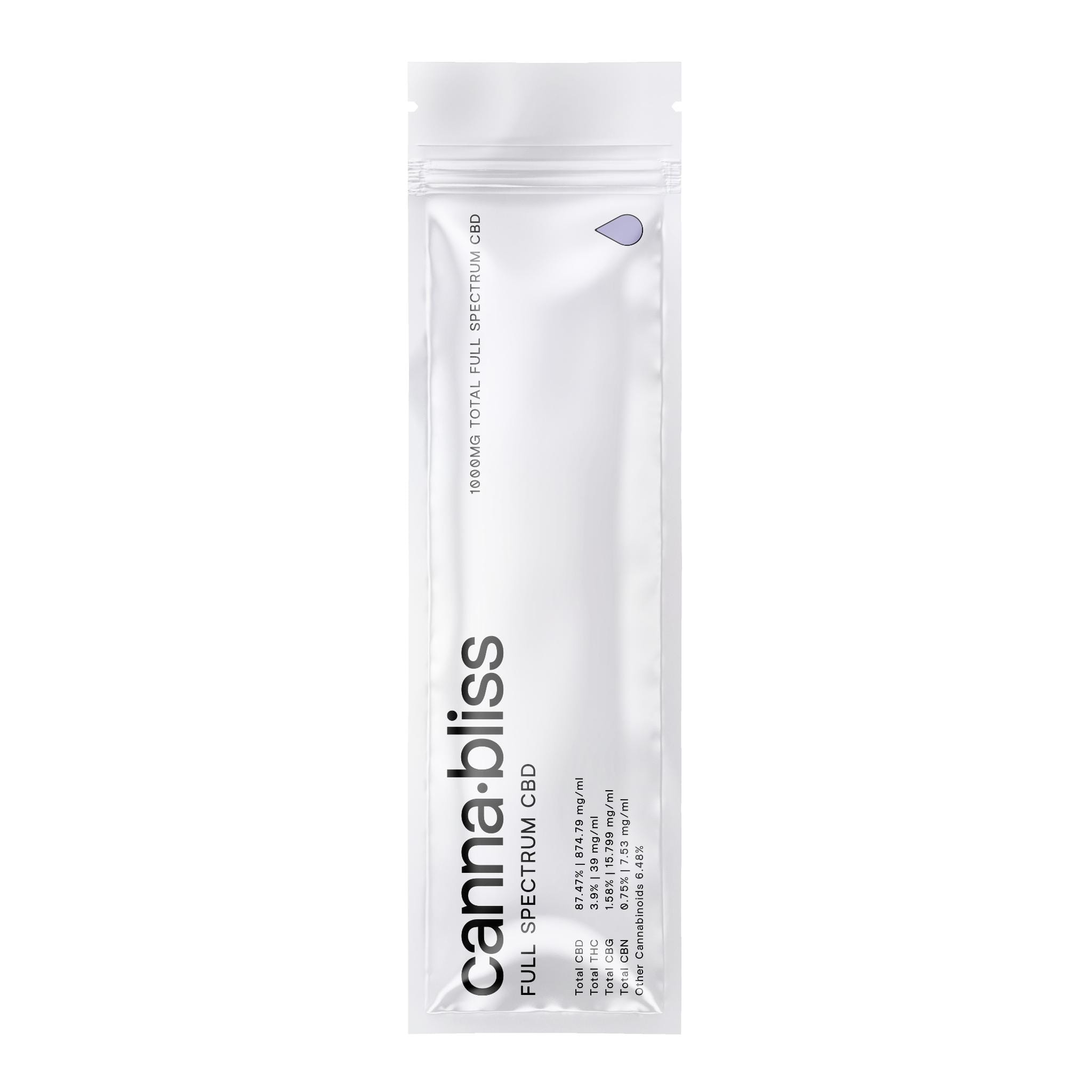 Canna Bliss Full Spectrum CBD Oil – 1000mg